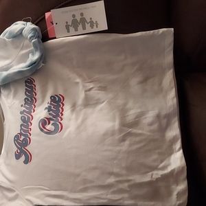 American cutie t-shirt with matching headband